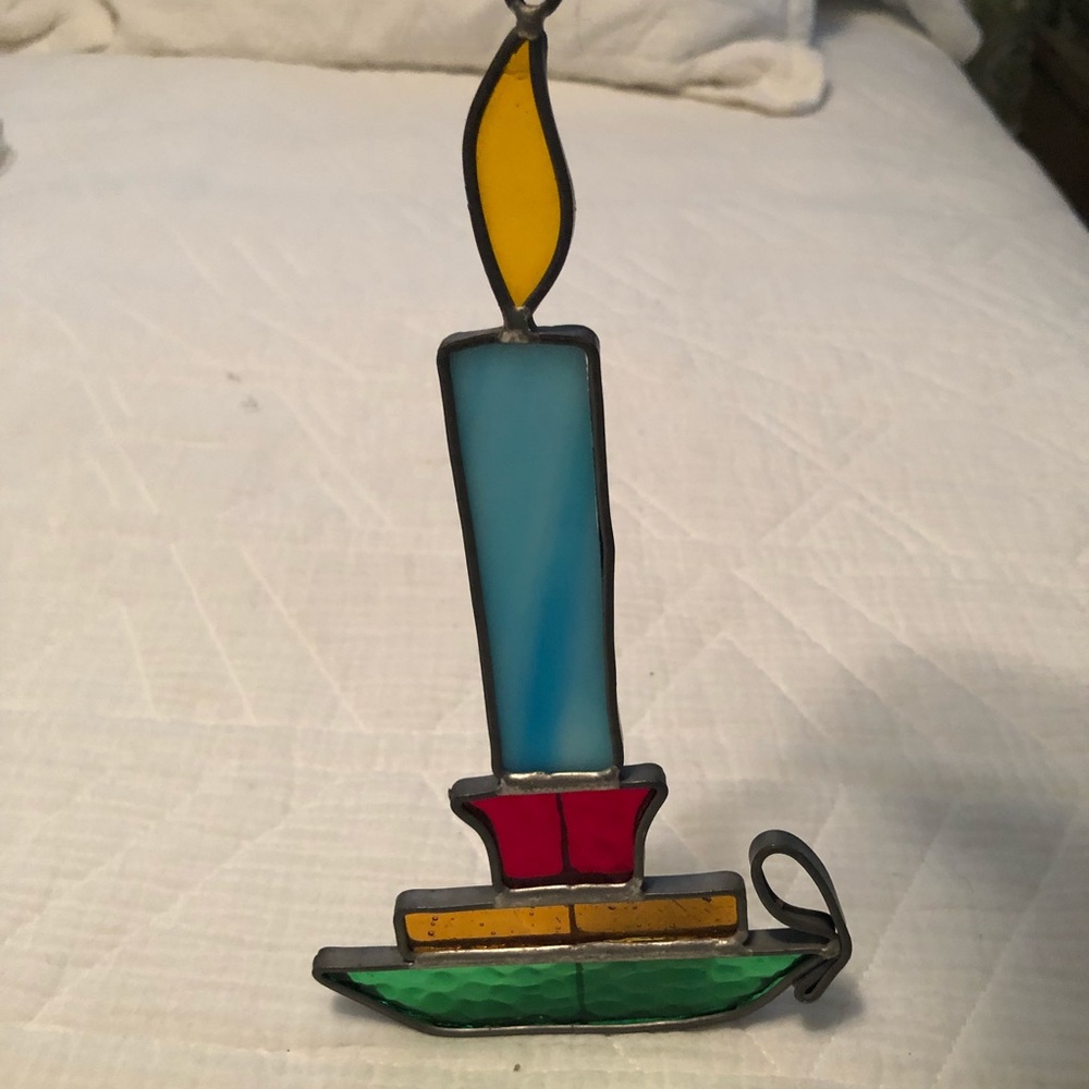 Vintage Stained Glass Sun Catcher